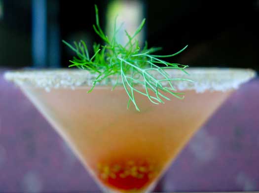 color photo of a cocktail drink: mumbai mary