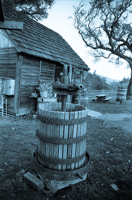 Blue Wine Barrel ~ Anderson Valley -3264